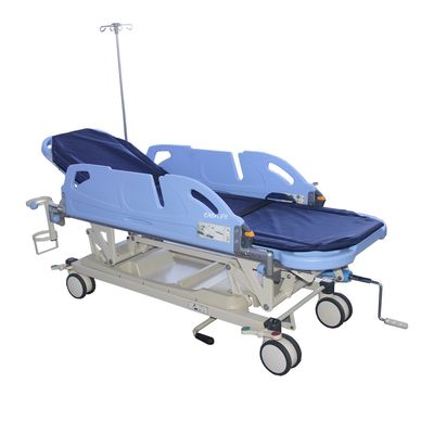 760MM 33CM Troli Pemindahan Pasien Pergeseran Tandu Untuk Ambulans Rumah Sakit